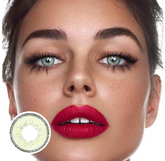 Lentes de contacto de color verde agua Olivia